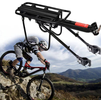 Bicycle Luggage Carrier Bike Aluminum Alloy Cargo Rear Rack Shelf Cycling Seatpost Holder Stand MTB