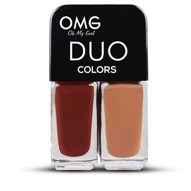OMG Duo Nail Polish Glamour 5ml x 2