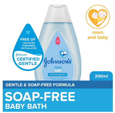 Johnson's Baby Bath 200ml - Baby Essentials, Baby Care, Baby Wash, Body Wash for Baby