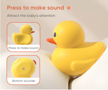 Yoboo Bath Toy Duck | 6 PCS | PVC Material | Safe and Odorless