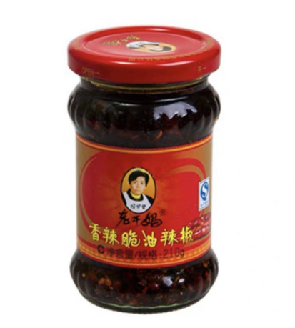 Laoganma Spicy Crunchy Chili Oil Sauce 210g Chinese food Sauce 210g