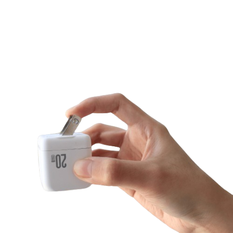 TechLife 20W Charger with Type-C Cable | 20W PD Fast Charging | Small & Compact | Two Output Ports