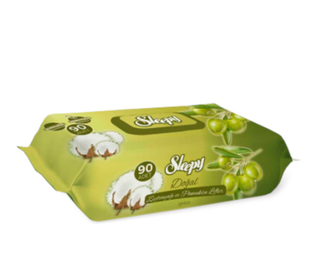 Sleepy Wet Wipes Olive Oil And Cotton 90 Pulls