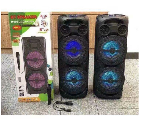 BTS ZQS-8202S BK8802 Bluetooth Speaker With FM Radio and Mic