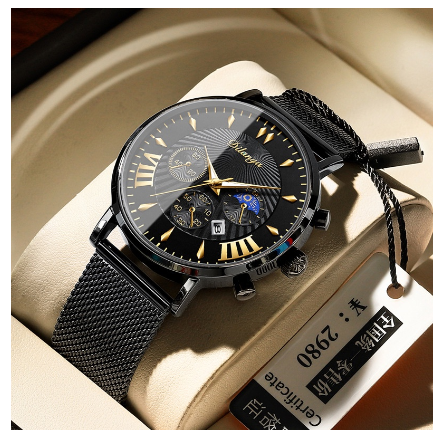 Original Luxury Fashion Business Trend Leisure Sports Stainless Steel Men's Watch M4