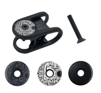 Aluminum MTB Road Bike Bowl Cover Bicycle Stem Top Cap for 28.6mm Fork Tube Headset Cap