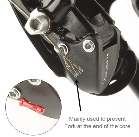 MTB Bike Brake Shifter Cable Wire Tip End Cap Aluminum Cycling Part Shift End Caps Bike Accessories