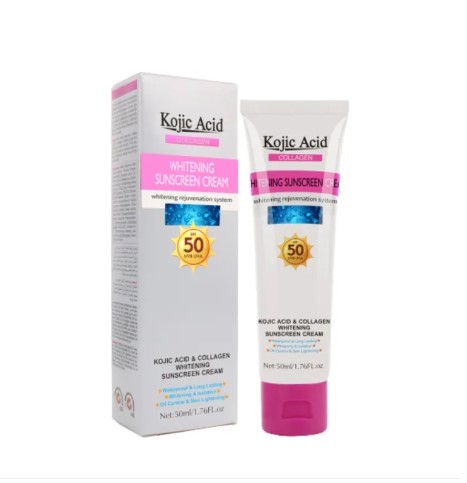 BMRS Kojic Acid Collagen Whitening Sunscreen Cream SPF 50 UVB UVA 50ml