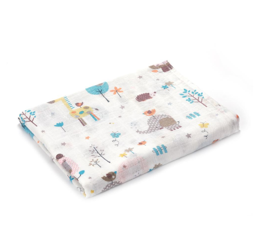 Cotton Baby Swaddle Blanket Play Mat Stroller Nursing Cover B12