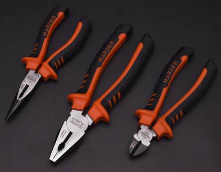 Harden 560233 3Pcs Plier Set (Professional) Multi Function Carbon Steel Cutting