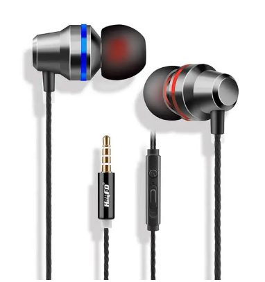 Extra Bass Headphones Wired Earphone 3.5mm Earphones With Microphone Noodles Style Sport Headset Auriculare For Samsung