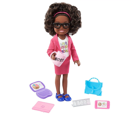 Barbie Career Chelsea Boss Brunette Hair Playset