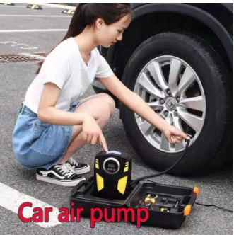 Car tire pump with gauge portable quick inflation motorcycle car tire inflatable air pump for car inflator digital portable