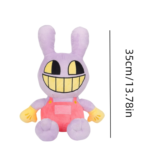 The Amazing Digital Circus Anime Cartoon Plush Pomni Jax Plush doll Toy Theater Rabbit Doll Stuffed Toys Christmas Gifts C8