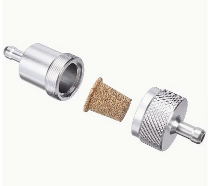 Universal  Alloy Fuel Petrol Diesel Inline Filter 5/16" 8mm For Car/ Motorcycle