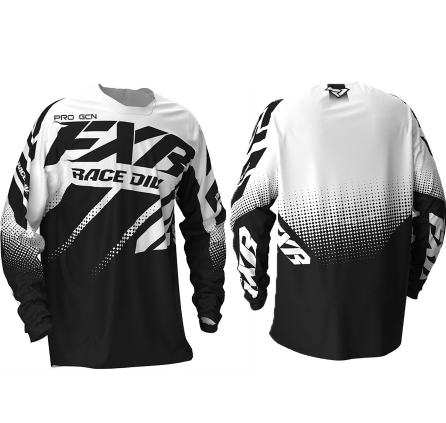 FXR Jersey Motorcycle Riding Clothes Bike Quick Dry MTB White Jersey Racing For Men Long Sleeve