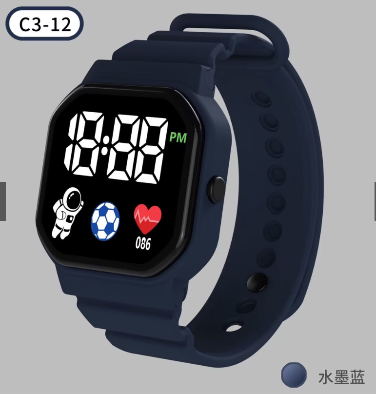 Korean Macaron Color Waterproof Men's Women's Unisex Student Sport Watch