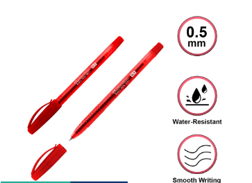 Faber-Castell 1423 Ballpen 0.5 Red 2PCS [142321SFR2]
