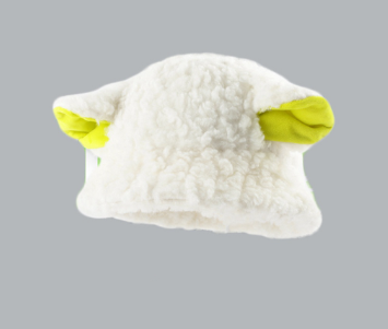 Lovito Women Casual Plain Cute Furry Hat LFA05395 (White)