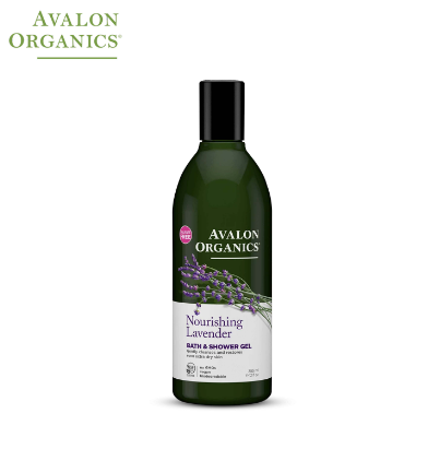 Avalon Organics Nourishing Lavender Bath & Shower Gel 12Oz