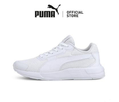 PUMA Unisex Taper Youth Shoes (White)