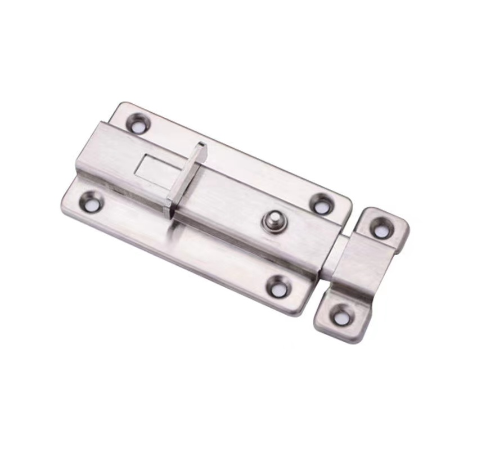 Ares Door Bolt Toilet Cabinet Catches Shed Lock Stainless Steel Slide Padlock Clasp Set