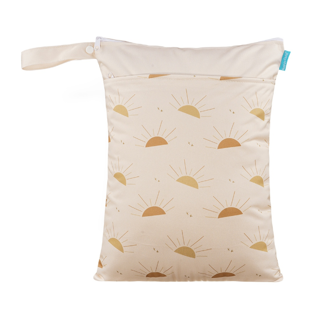 Happyflute Wetbag For Baby Diapers Nappies Waterproof Reusable Diaper Bag With Two Zipper 30cmx40cm S16