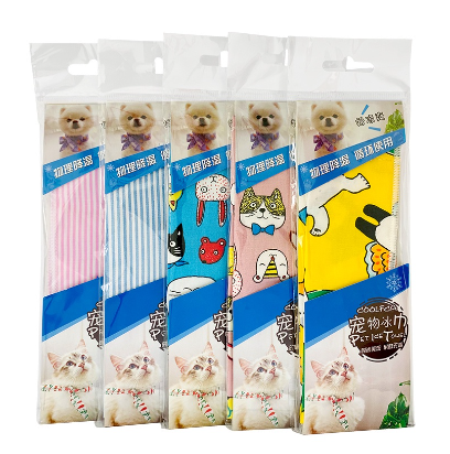 Pet Cooling Collar Tie Dog Ice cold scarf collar