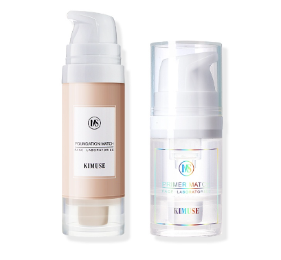 Kimuse Face Long Lasting Makeup Set 2 Pcs. Liquid Foundation + Primer Based Waterproof Cosmetics