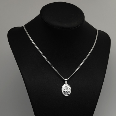Silver TM044 Mix and Match Necklace