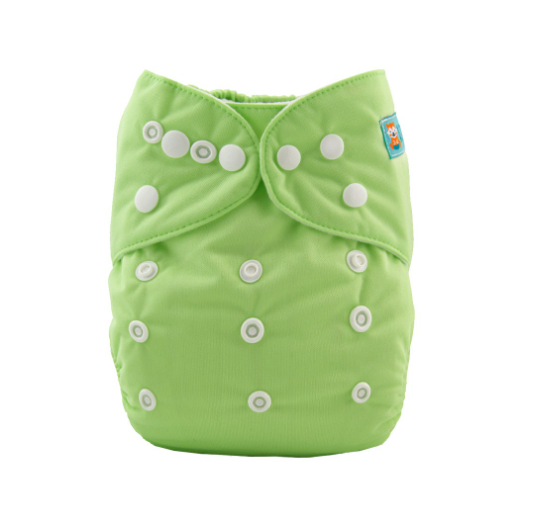 Alva Baby Cloth Diapers Solid Color One Size Adjustable Reusable Washable Pocket Cloth Diaper Cloth Diaper Only P19