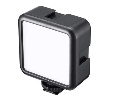 ULANZI VL-49 White 5500K LED Fill Video Camera Photography Light 2000mAh Vlog w/ Cold Shoe Mounts