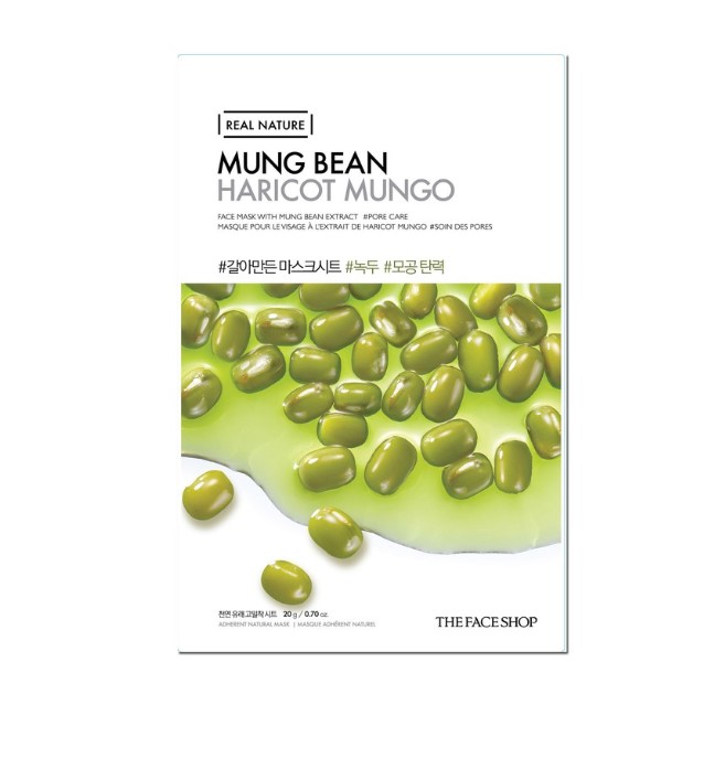 The Face Shop Real Nature Mung Bean Face Mask