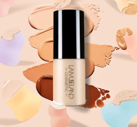 Lamuseland Liquid Foundation With Gourd-Shaped Powder Puff