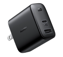 Aukey PA-F3S 32W PD 20W Fast Charger 2 in 1 type C port charger for iPhone 13 Pro Max 12 Mini 8 Plus Android