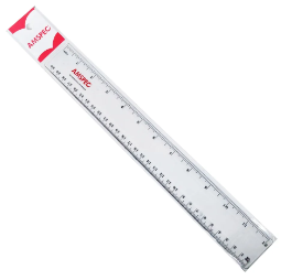Amspec Ruler Plastic 12 Inches