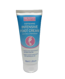 BEAUTY FORMULAS Softening Intensive Foot Cream Menthol And Peppermint 100ML