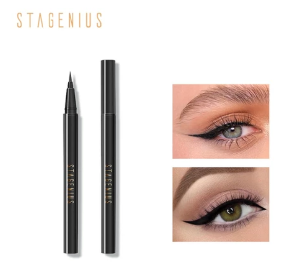 STAGENIUS Waterproof Long Lasting Eyeliner Quick Drying Eyeliner Makeup