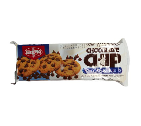 Fibisco Chocolate Chip Cookies 80g