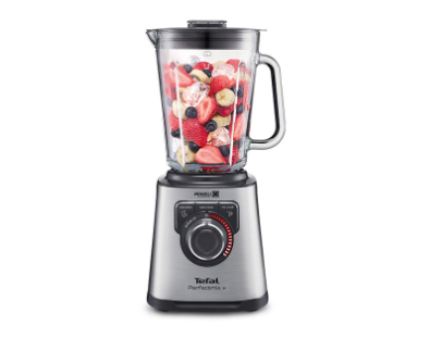 TEFAL Perfectmix+ High Speed Glass Blender BL811 Powelix 6 Blade W/ Ice Crush, Air Cool,& Auto Clean