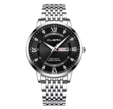 CUENA Men's Watches Fashion Casual sports Business Decorative Dial Quartz Water Resistant 6008 02