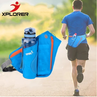 Sport Large Waist Bag Running Fanny Bag Pouch Chest Bag for Running Hiking Waterproof Reflective