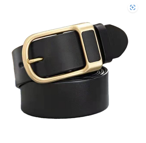 GTY Black Leather Belt for Men 115CM Brown Plus Size Garison Belt Men's Original Business Casual Belt