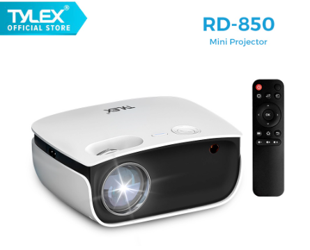 Tylex RD-850 Futuristic LED Mini Projector 1080P HDMI/USB/AV Home Media Video Player