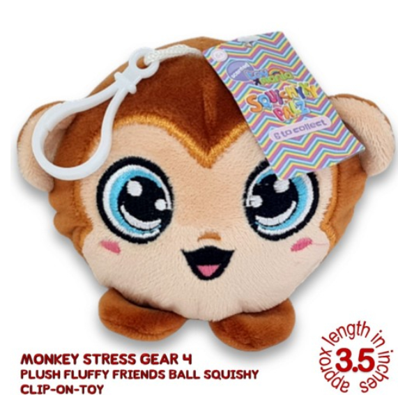 KC0415 Key Clips Rings Hanging Plushies Bag Charm Stuffed Toys P1