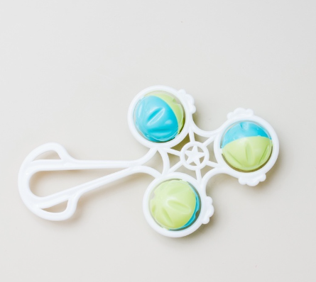 New Born Soft Teethers Rattles Toys Baby Accessories Bebeta Rattle-Flower-Blue