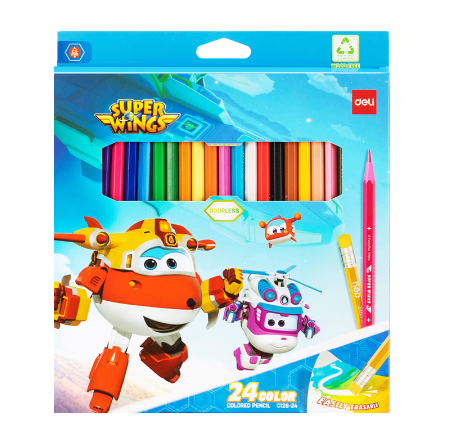 Deli C126-24 Colored Pencil 24 Colors