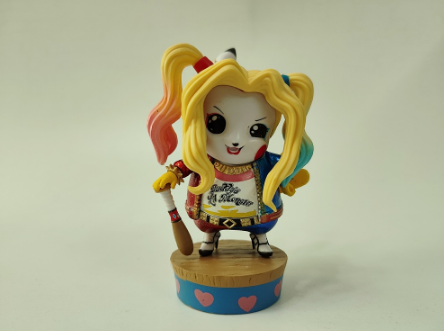 4.5"Pokemon Figure Pikachu Harley Quinn version PVC Statue Model Toy Gift