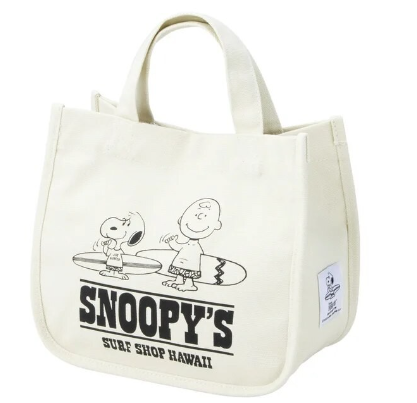 New Canvas Cartoon Thick Tote Bag Japanese Cute Travel Bag Lunch Bag #3383