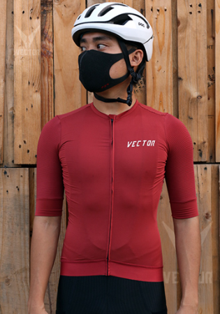 Vector I Premium Cycling Jersey High Quality Italian Fabrics 3 Back Pockets Plus 1 Zipper Pocket